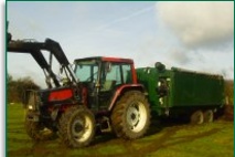 Collecting and transporting the manure